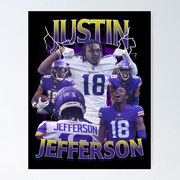 Artikel-Vorschau von Justin Sports Jefferson Vintage Retro-Fußball, designt und verkauft von DanangWahyudi.