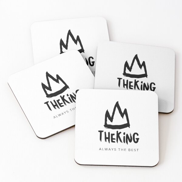Item preview, THE KING. ALWAYS THE BEST. BLACK AND WHITE LOGO WITH CROWN designed and sold by infinitearte.