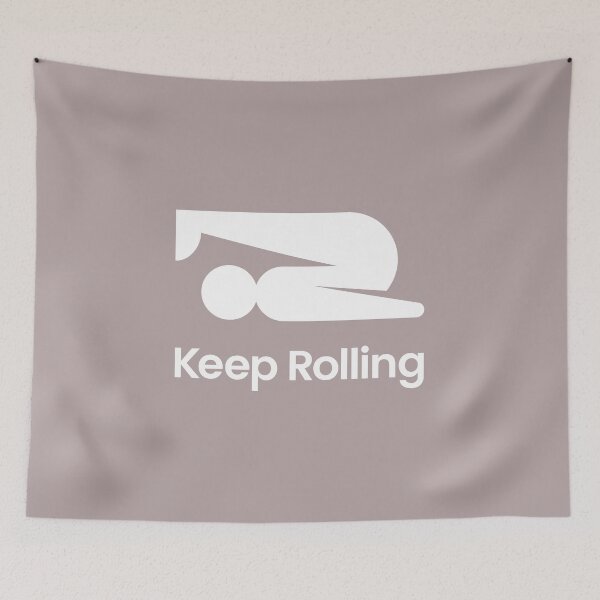 Item preview, Yoga - Keep Rolling designed and sold by retropetrol.