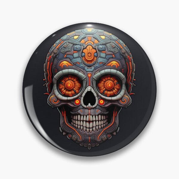 Item preview, Cyber Skull with Incandescent Eyes designed and sold by Clock-Designer.
