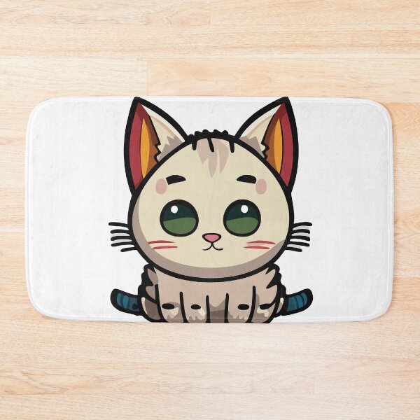 Item preview, white cartoon cat designed and sold by omar-alsayed52.