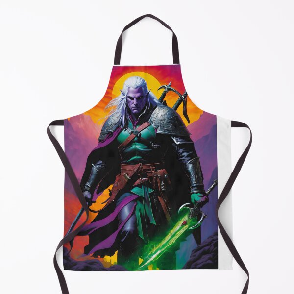 Item preview, Drow Elf Drizzt Do’Urden designed and sold by AIncredible.