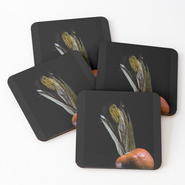 Item preview, Pumpkin with corn - autumn still life designed and sold by Ruhrpottpicture.