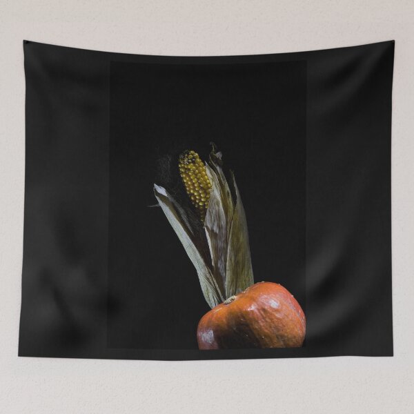 Item preview, Pumpkin with corn - autumn still life designed and sold by Ruhrpottpicture.