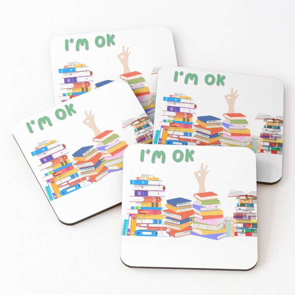 Item preview, I'm Ok Books Funny Boooks Lover designed and sold by paulinhomerch.