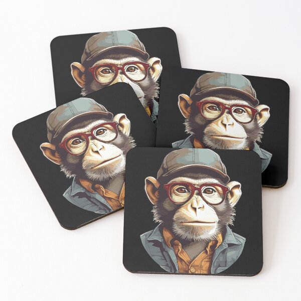 Item preview, Hipster Monkey designed and sold by Getup-clothing.