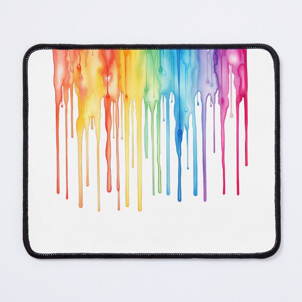 Item preview, Rainbow Watercolor Drips designed and sold by FoxfireStardust.
