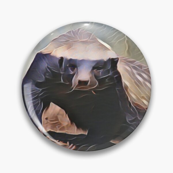 Item preview, Honey Badger Stance In Gemstone designed and sold by Fearless-Fox.