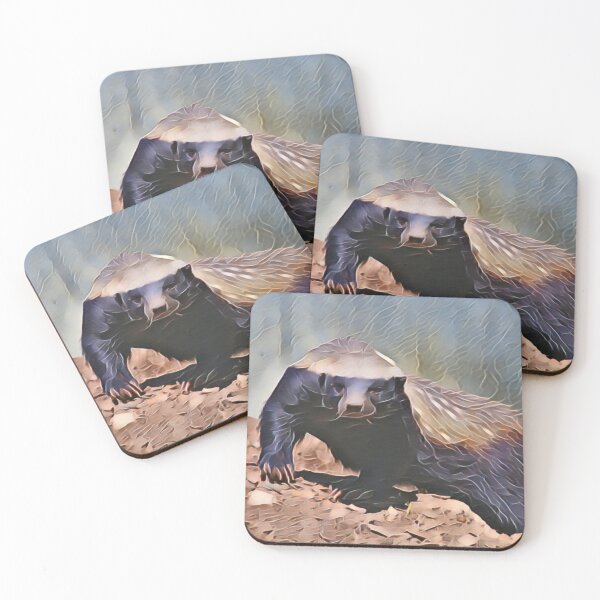 Item preview, Honey Badger Stance In Gemstone designed and sold by Fearless-Fox.