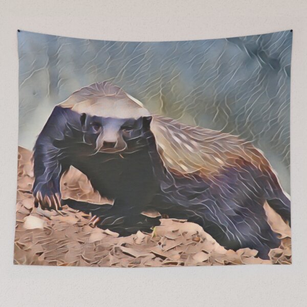 Item preview, Honey Badger Stance In Gemstone designed and sold by Fearless-Fox.