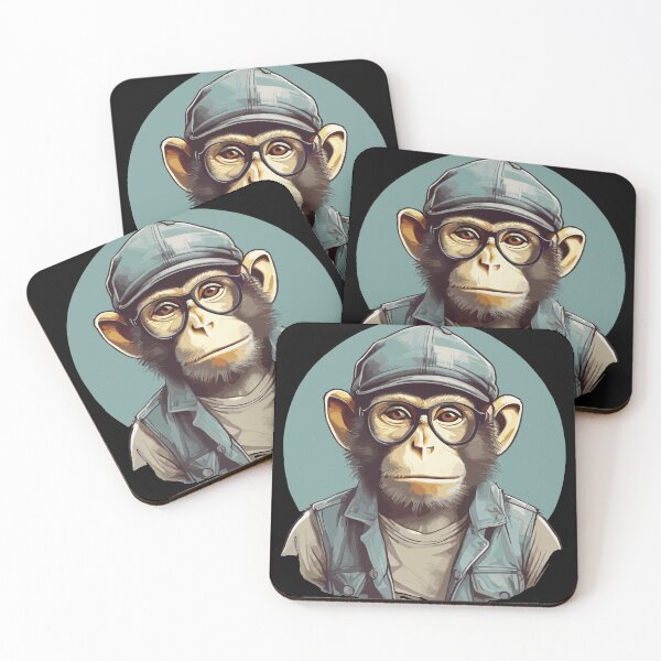 Item preview, Hipster Monkey designed and sold by Getup-clothing.