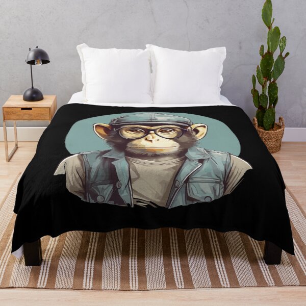 Item preview, Hipster Monkey designed and sold by Getup-clothing.