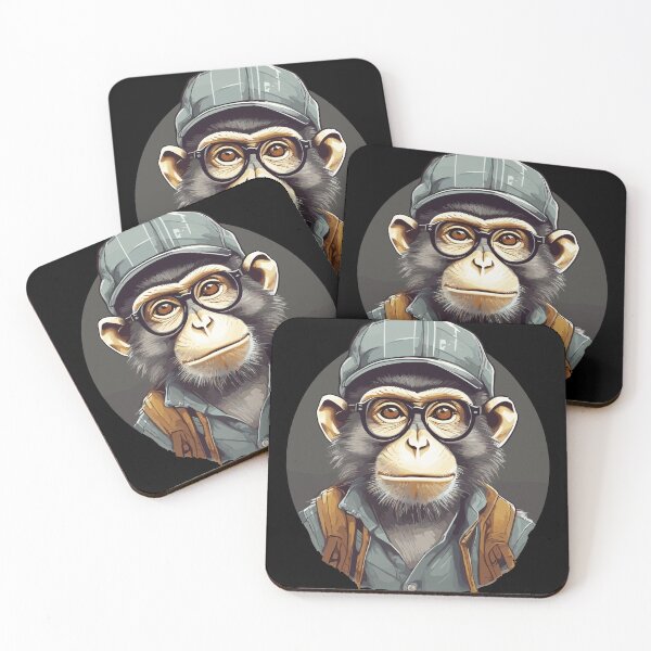 Item preview, Hipster Monkey designed and sold by Getup-clothing.