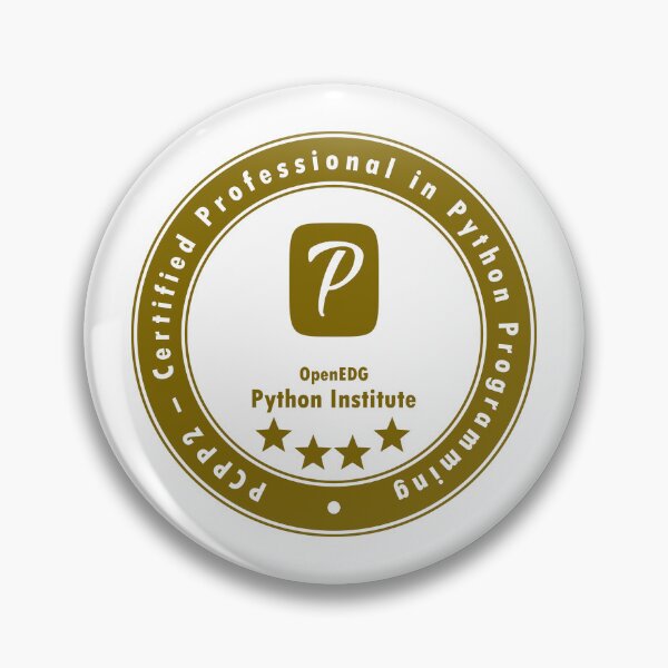 Item preview, PCPP2 – Certified Professional in Python Programming 2 designed and sold by diPazzo.