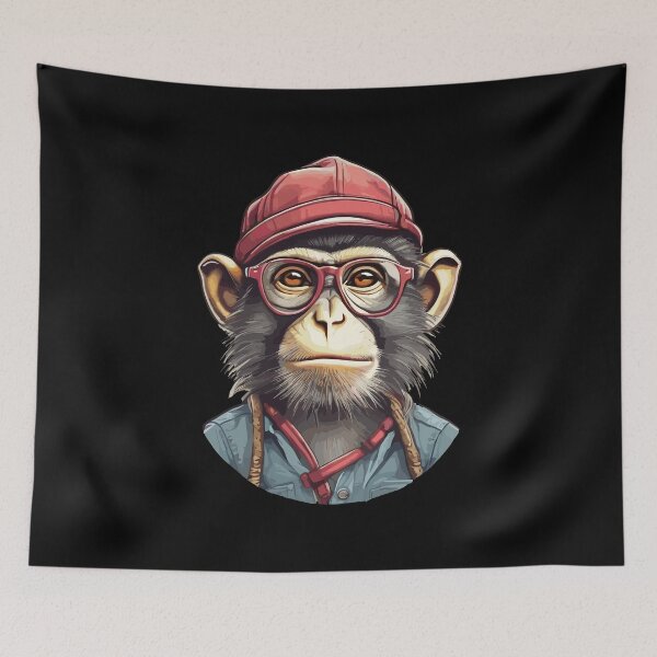 Item preview, Hipster Monkey designed and sold by Getup-clothing.