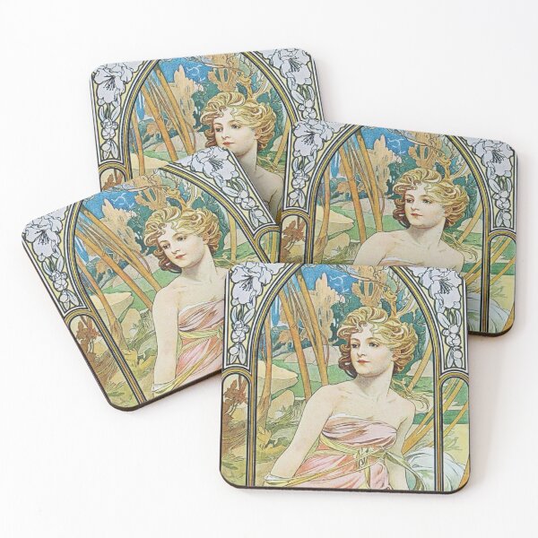 Item preview, Morning Awakening, The Times of the Day (1899) - Alphonse Mucha designed and sold by SALON DES ARTS.