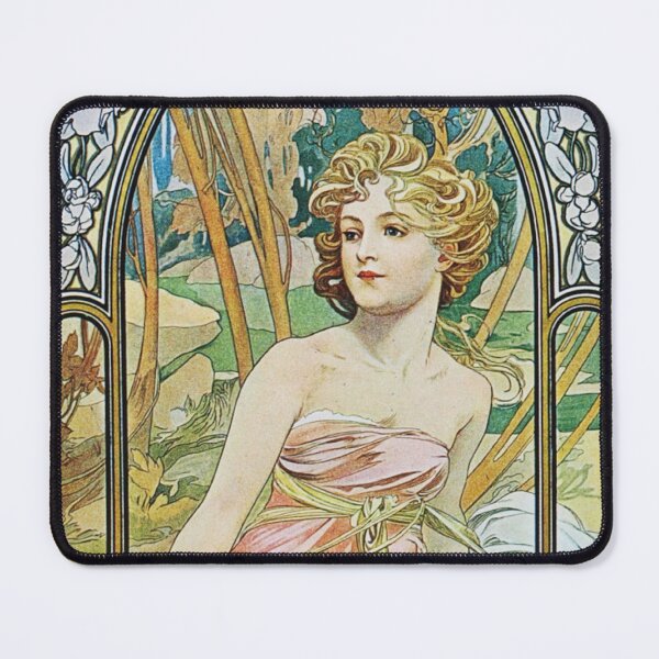 Item preview, Morning Awakening, The Times of the Day (1899) - Alphonse Mucha designed and sold by SALON DES ARTS.