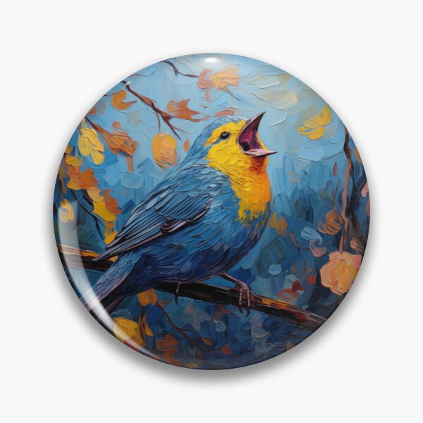 Aperçu de l'œuvre Symphonie Automnale en Bleu créée et vendue par Clock-Designer.