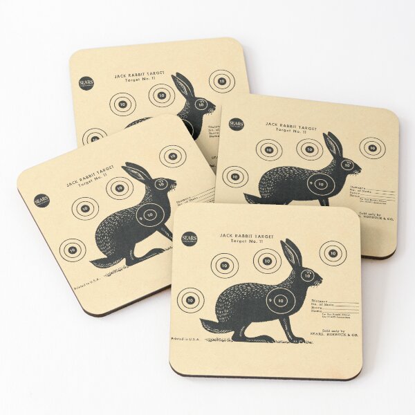 Item preview, Jack Rabbit Target - vintage paper target designed and sold by Tree45.