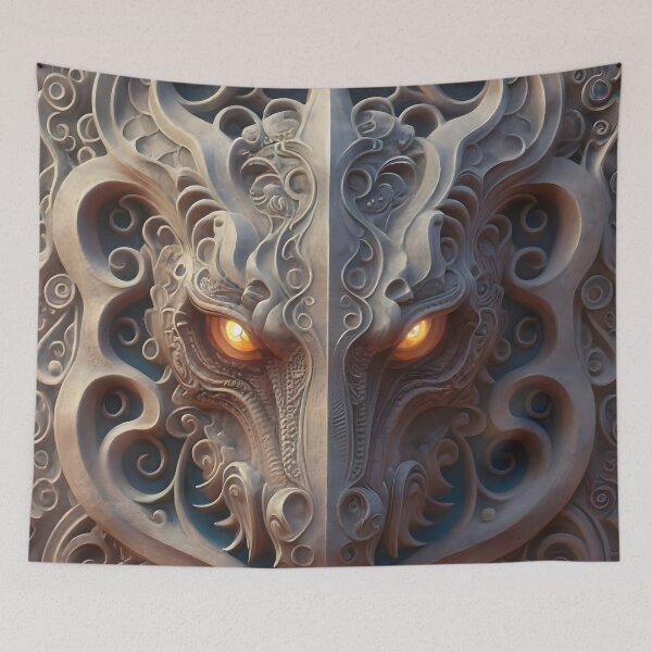 Item preview, Gargoyle Dragon Plaque Design  designed and sold by DragonRealms.