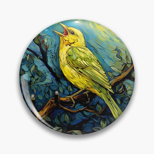 Artikelvorschau, Kanarienvogelgesang im Kristallklaren Morgengrauen entworfen und verkauft von Clock-Designer.