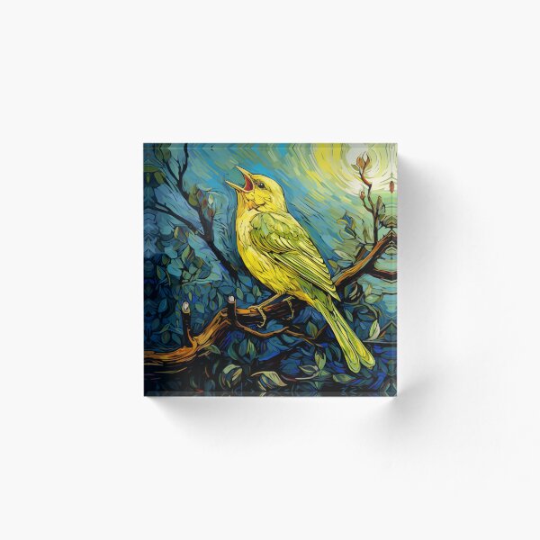 Item preview, Canary Song in Crystalline Dawn designed and sold by Clock-Designer.