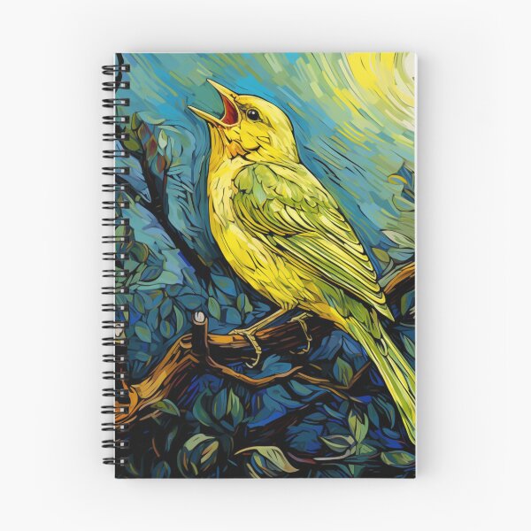 Aperçu de l'œuvre Chant du Canari en Aurore Cristalline créée et vendue par Clock-Designer.