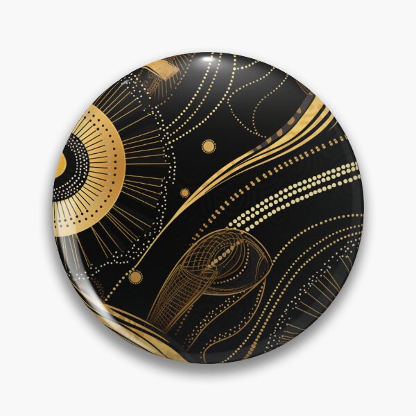 Item preview, Órbitas Astrales y Esferas Doradas designed and sold by Clock-Designer.