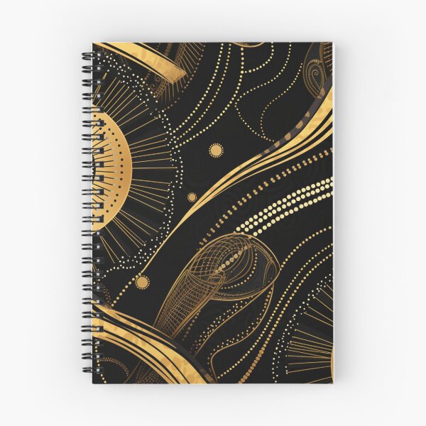 Artikelvorschau, Astrale Umläufe und Goldene Kugeln entworfen und verkauft von Clock-Designer.