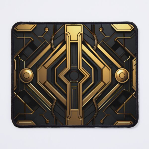 Item preview, Geometría Art Deco en Negro y Oro designed and sold by Clock-Designer.