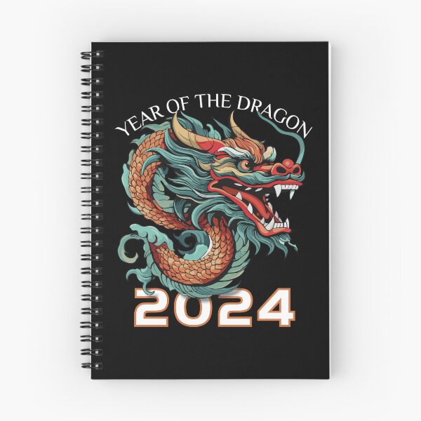 Artikelvorschau,  Bunter chinesischer Drache – Jahr des Drachen – chinesisches Tierkreisthema – schwarzer Hintergrund entworfen und verkauft von CosmicNook1.