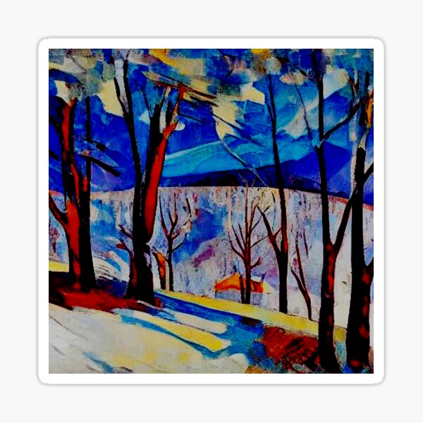 Item preview, Bare Trees in snow 4 designed and sold by George Hutton Hunter.