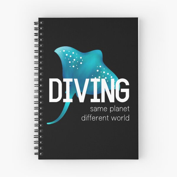 Item preview, diving, stingray, graphics for diving lovers designed and sold by in-leggings.