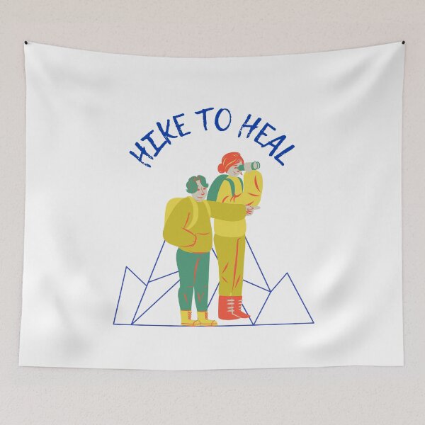 Item preview, Hike to heal camping hiking designed and sold by BreadnButter97.