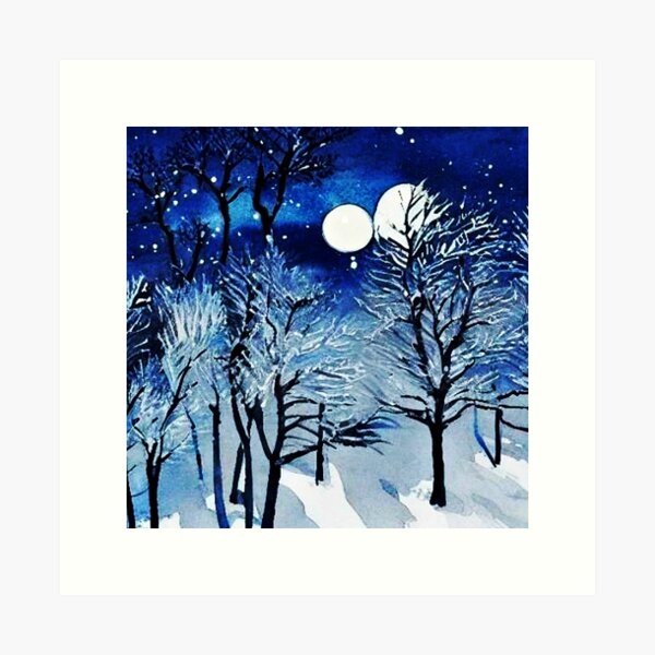 Item preview, Bare Trees in snow 9 designed and sold by George Hutton Hunter.