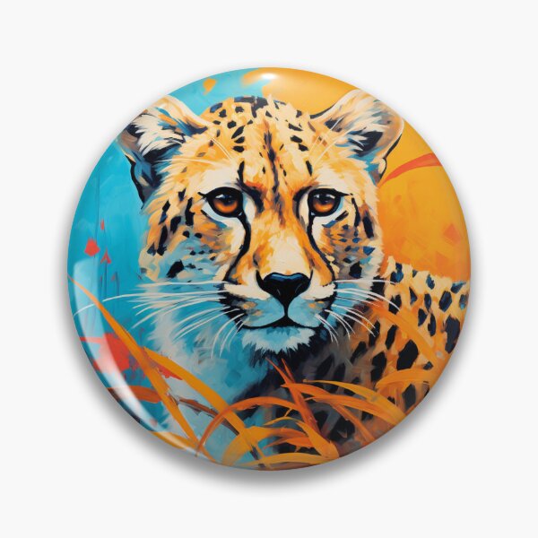 Item preview, Wild Gaze of the Cheetah designed and sold by Clock-Designer.