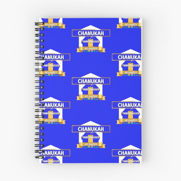 Item preview, Chanukah, Tabernacles Reloaded - Blue with White Writing designed and sold by TheReporter1.