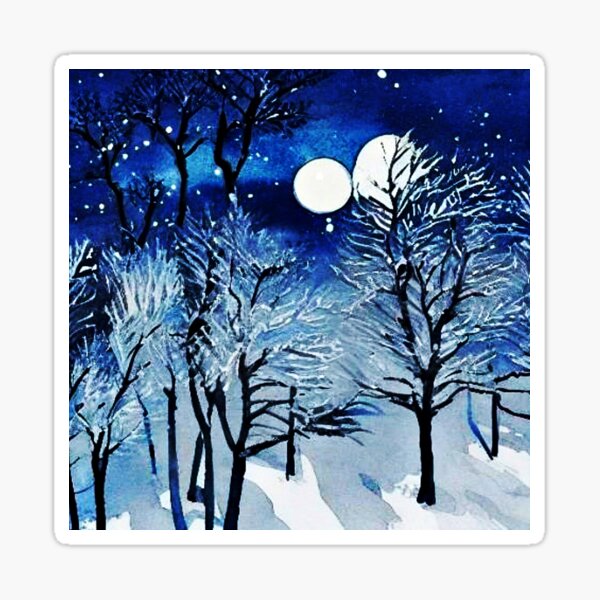 Item preview, Bare Trees in snow 9 designed and sold by George Hutton Hunter.