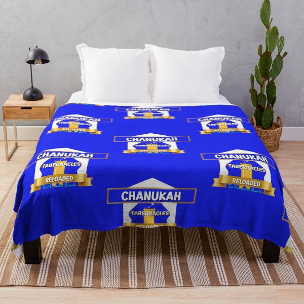 Item preview, Chanukah, Tabernacles Reloaded - Blue with White Writing designed and sold by TheReporter1.