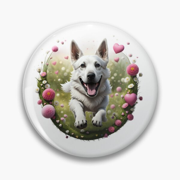 Item preview, Cute playful Swiss white shepherd designed and sold by Kaleddis.