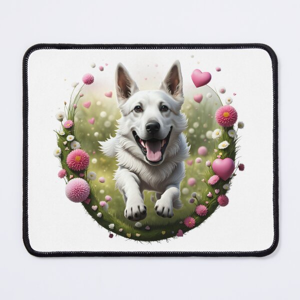 Item preview, Cute playful Swiss white shepherd designed and sold by Kaleddis.