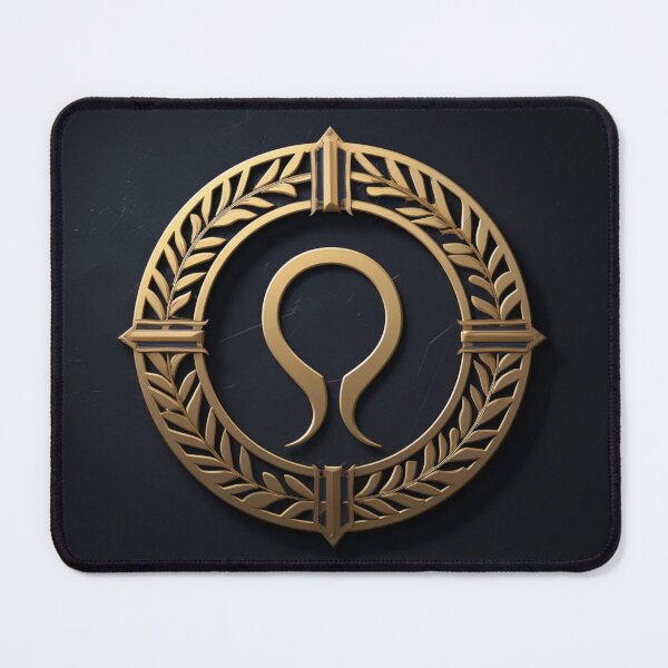 Item preview, Golden Laurel on Black Radiance designed and sold by Clock-Designer.