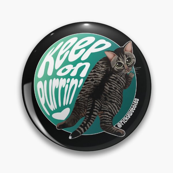 Item preview, Keep on Purrin Ricky Sploot designed and sold by RickyWobbles.