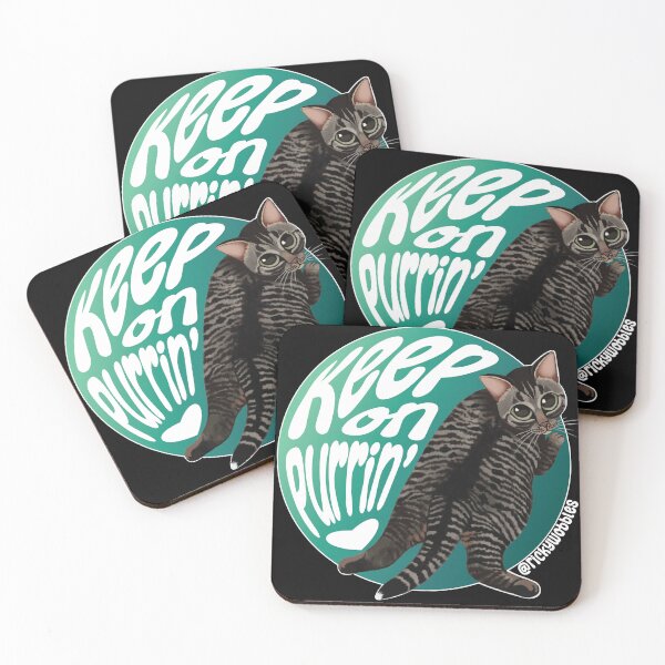 Item preview, Keep on Purrin Ricky Sploot designed and sold by RickyWobbles.