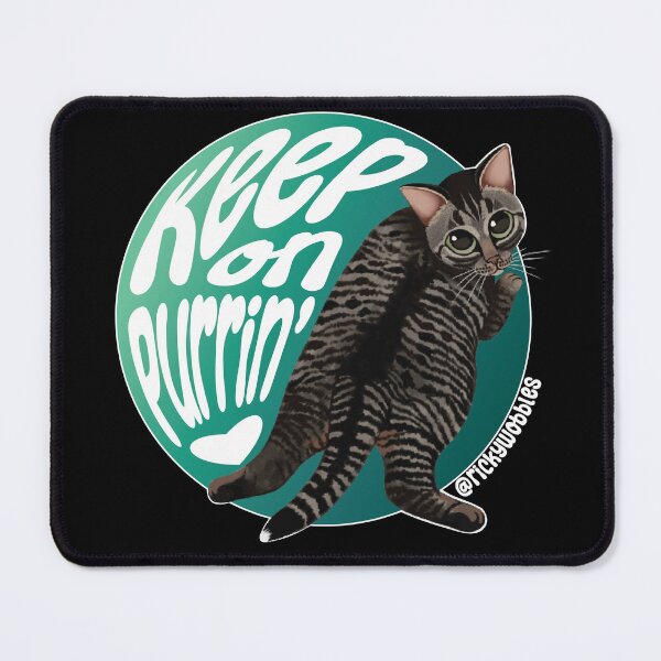 Item preview, Keep on Purrin Ricky Sploot designed and sold by RickyWobbles.