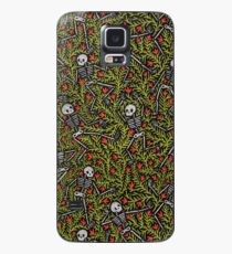 Tanzen Skelette Muster Hülle & Klebefolie für Samsung Galaxy