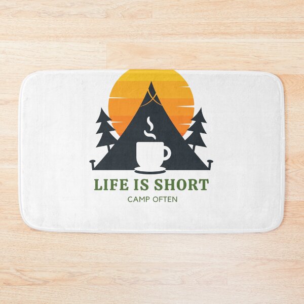 Item preview, Life is short camping hiking designed and sold by BreadnButter97.
