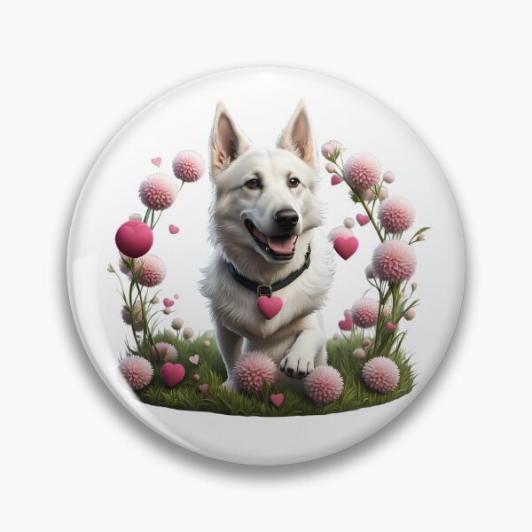 Item preview, Cute playful Swiss white shepherd designed and sold by Kaleddis.