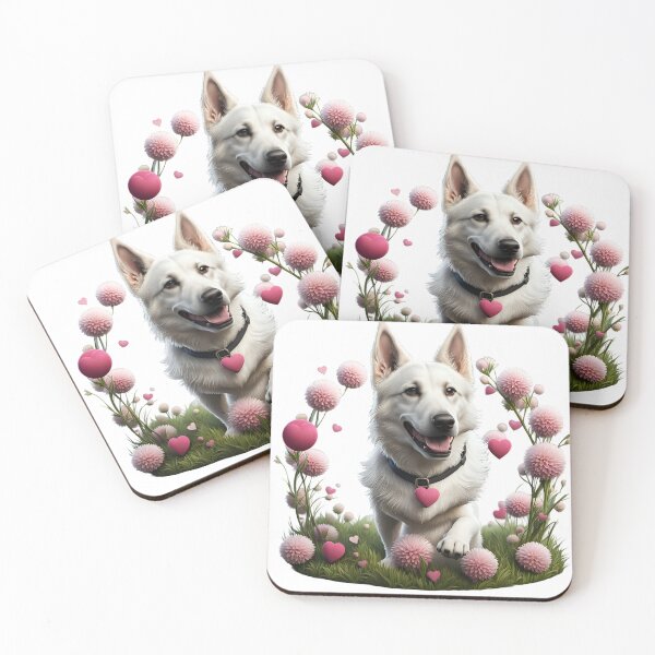 Item preview, Cute playful Swiss white shepherd designed and sold by Kaleddis.