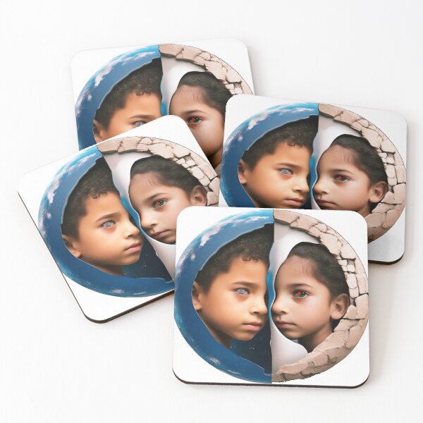 Item preview, Yin and Yang With Sideless Children designed and sold by OnlyClassicArt.